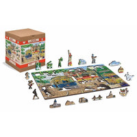 Victorian Street 400 Piece Wood Jigsaw Puzzle Wooden City