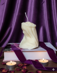 Large Veiled Lady Sculpture Candle