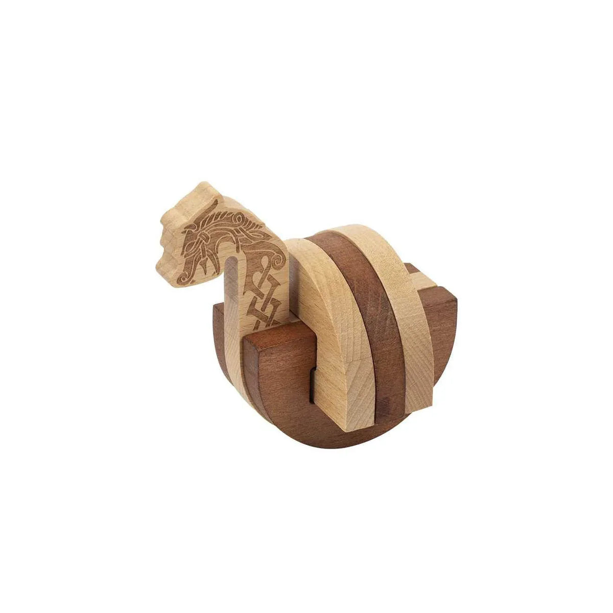 Viking Long Boat Brain Teaser Puzzle Professor Puzzle - BIG FRENCHIES