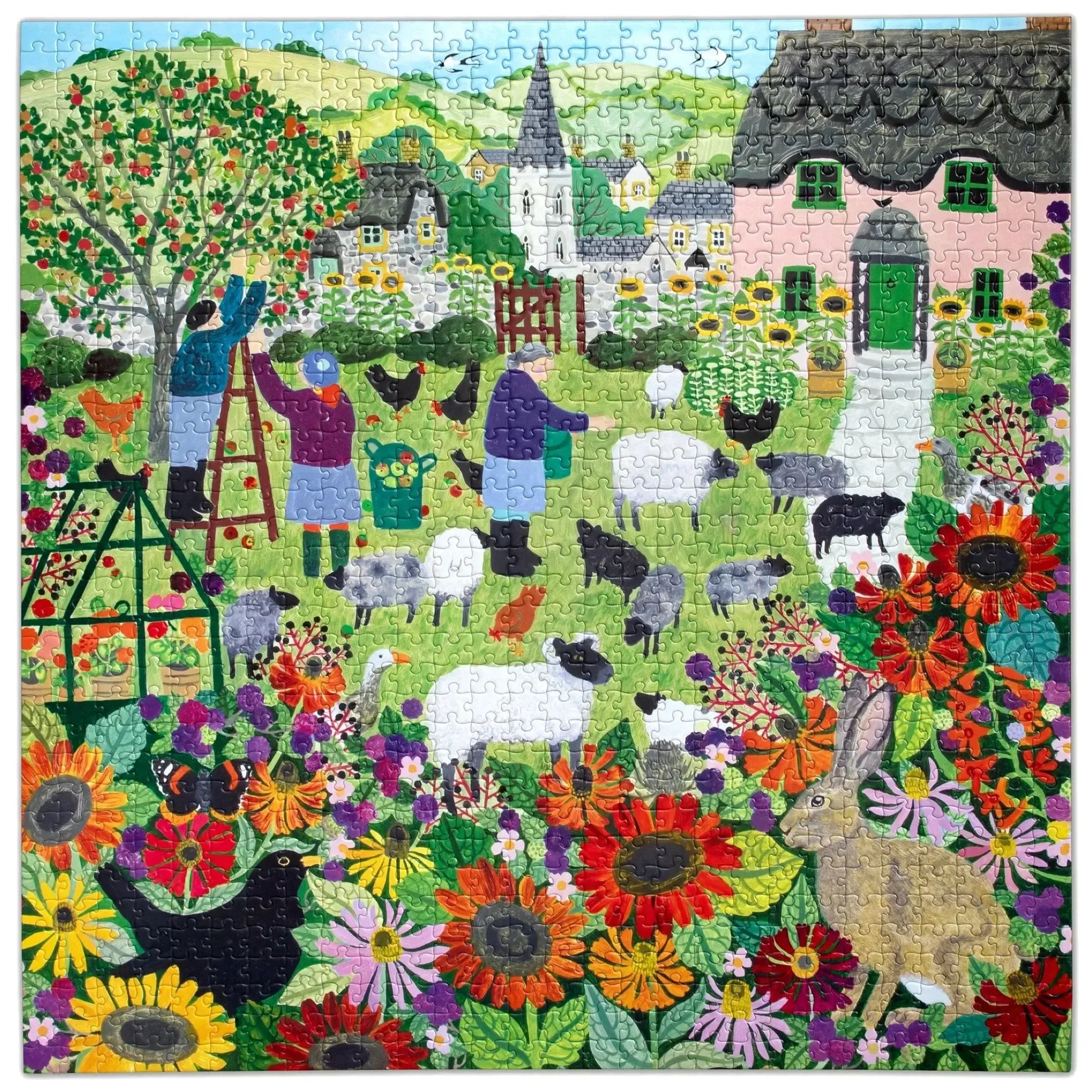 Village Orchard 1000 Piece Jigsaw Puzzle eeBoo