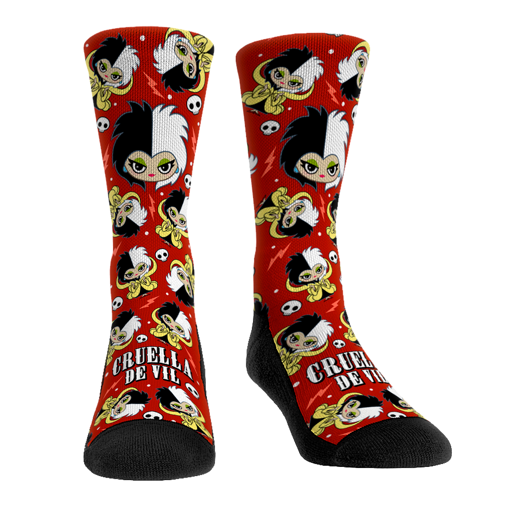 Disney Villains - Cruella - Chibi All-Over