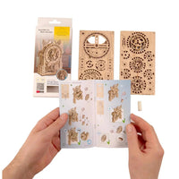 Vintage Alarm Clock 3D Wood Model Kit UGEARS