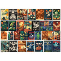 Vintage Alien Posters 1000 Piece Jigsaw Puzzle Eurographics