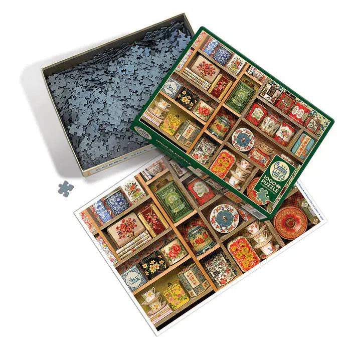 Vintage Tins 1000 Piece Jigsaw Puzzle Cobble Hill