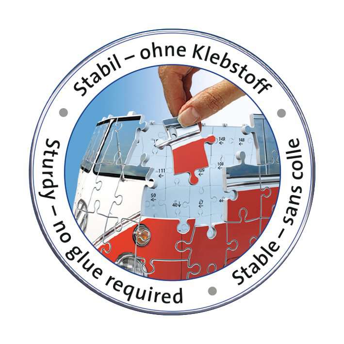 Volkswagen T1 Bus Surfer 187 Piece 3D Jigsaw Puzzle Ravensburger