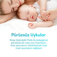 Sevi Bebe Natural Cherry Pit Baby Belly Relief Belt - Organic Gas Relief for Infants, Eco-Friendly Baby Comfort Solution