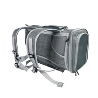 Mr. Peanut's Monterey Series Airline Compliant Horizontal Backpack Pet Carrier - BIG FRENCHIES