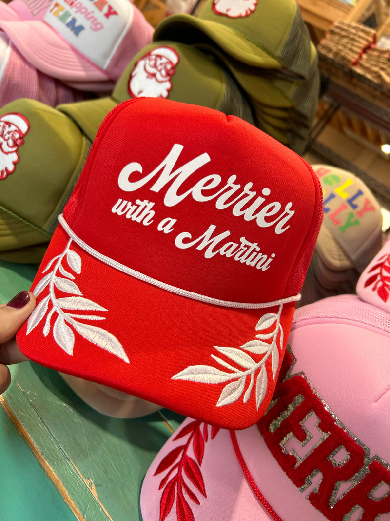 WHITE Merrier with a Martini Trucker - BIG FRENCHIES