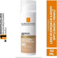 La Roche Posay Anthelios Age Correct Daily Tinted Cream SPF50+ - Tinted Sunscreen Cream for Anti-Aging & Sensitive Skin