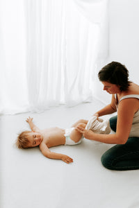 Bamboo Blend Beige Arms Out™ Short Sleeve Sleep Sack