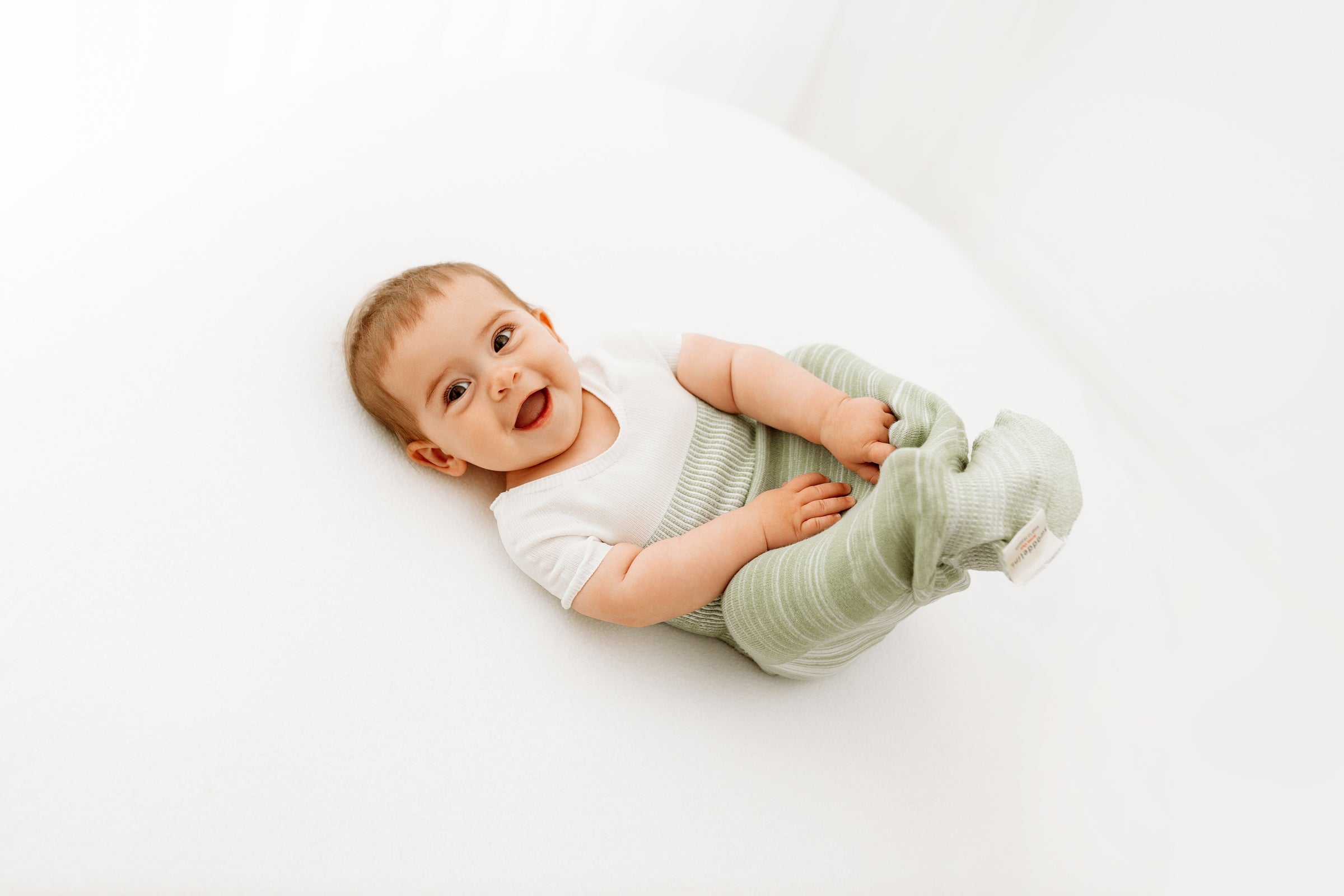 Bamboo Blend Mint Arms Out™ Short Sleeve Sleep Sack