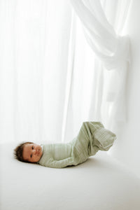 Bamboo Blend Mint Swaddle Sleep Sack