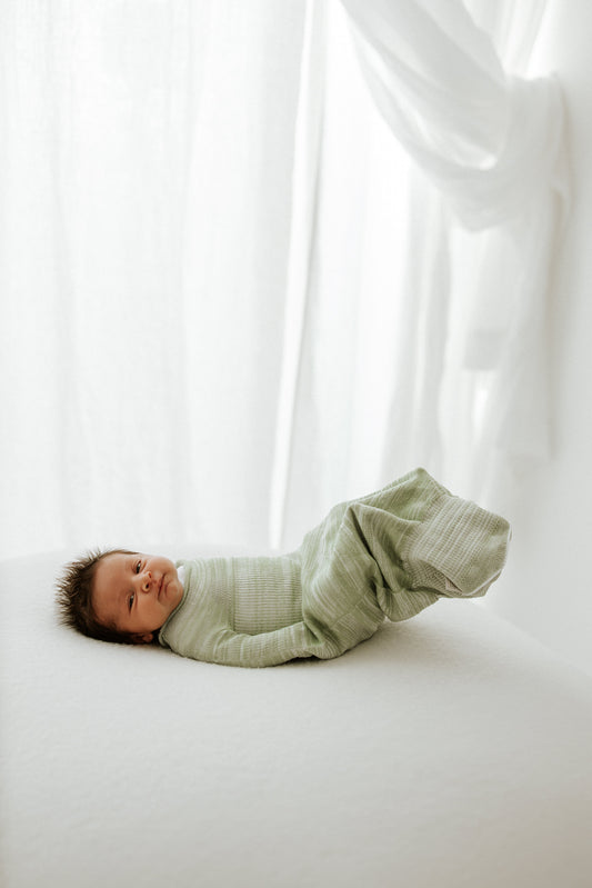 Bamboo Blend Mint Swaddle Sleep Sack
