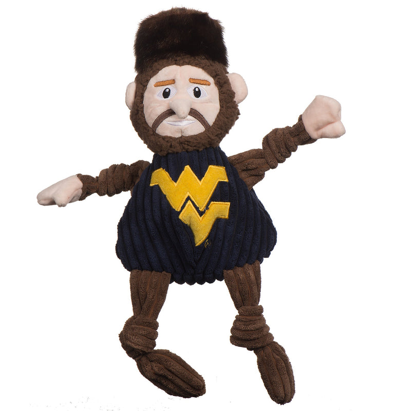 NCAA West Virginia University, Mountaineer Knottie® Plush Dog Toy - BIG FRENCHIES
