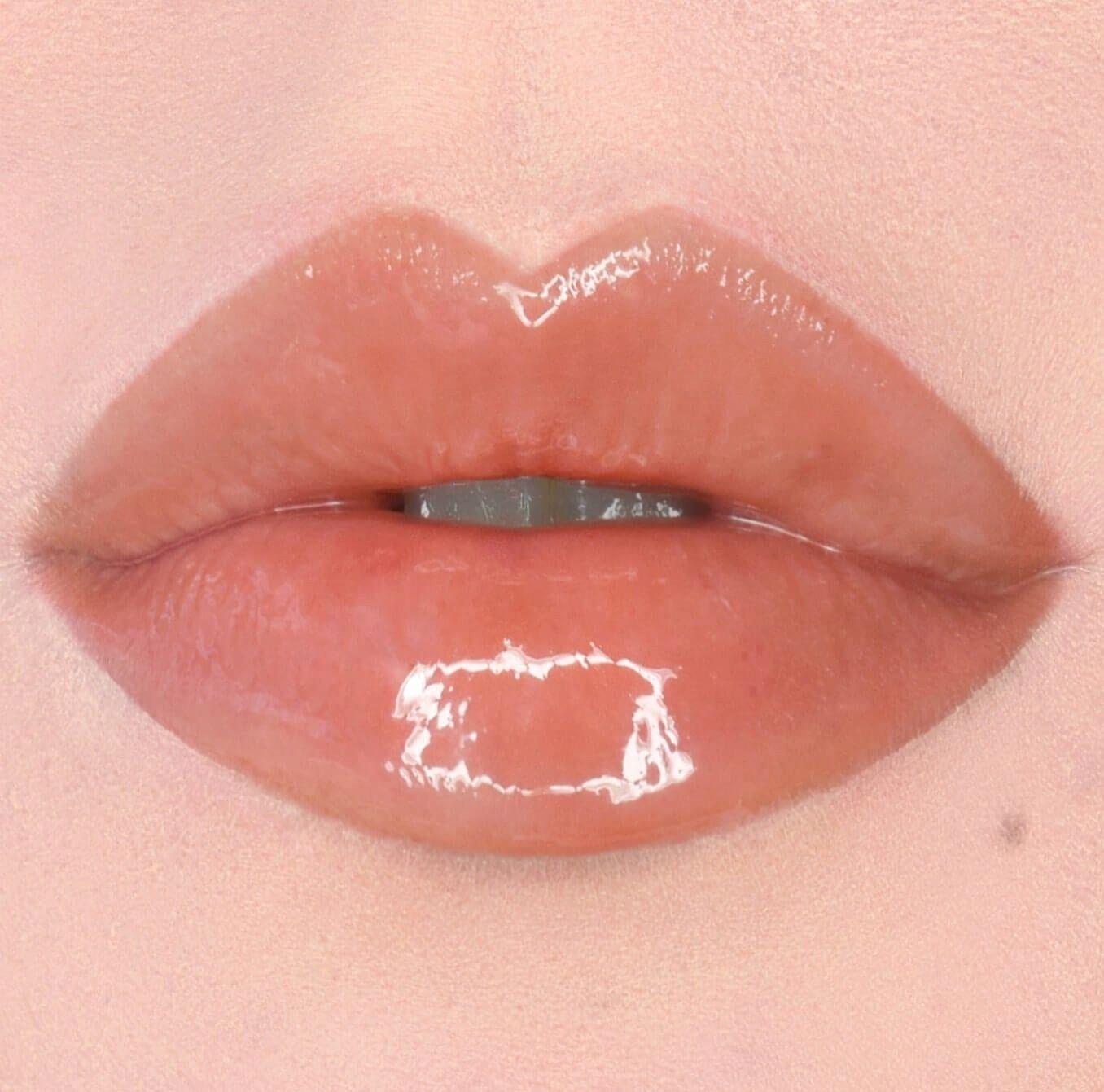 Purobio Organic Lip Gloss 03 - Moisturizing, Non-sticky, Coconut Oil Lip Care
