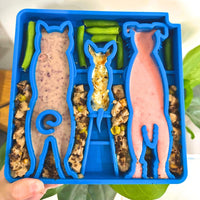 Waiting Dogs eTray - Shallow Slow Feeder Bowl for Enrichment | USA Made - BIG FRENCHIES