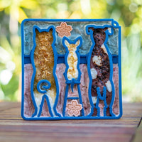 Waiting Dogs eTray - Shallow Slow Feeder Bowl for Enrichment | USA Made - BIG FRENCHIES