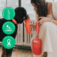 Original Neoprene Dog Walk Bag with Leash - BIG FRENCHIES