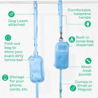 Original Neoprene Dog Walk Bag with Leash - BIG FRENCHIES