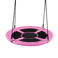 Costway 40" Flying Saucer Tree Swing Indoor Outdoor Play Set Swing for Kids Pink