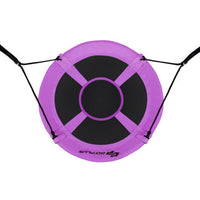 Costway 40" Flying Saucer Tree Swing Indoor Outdoor Play Set Swing for Kids Purple
