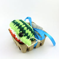Wanda the Watermelon Whale Crochet Plushie