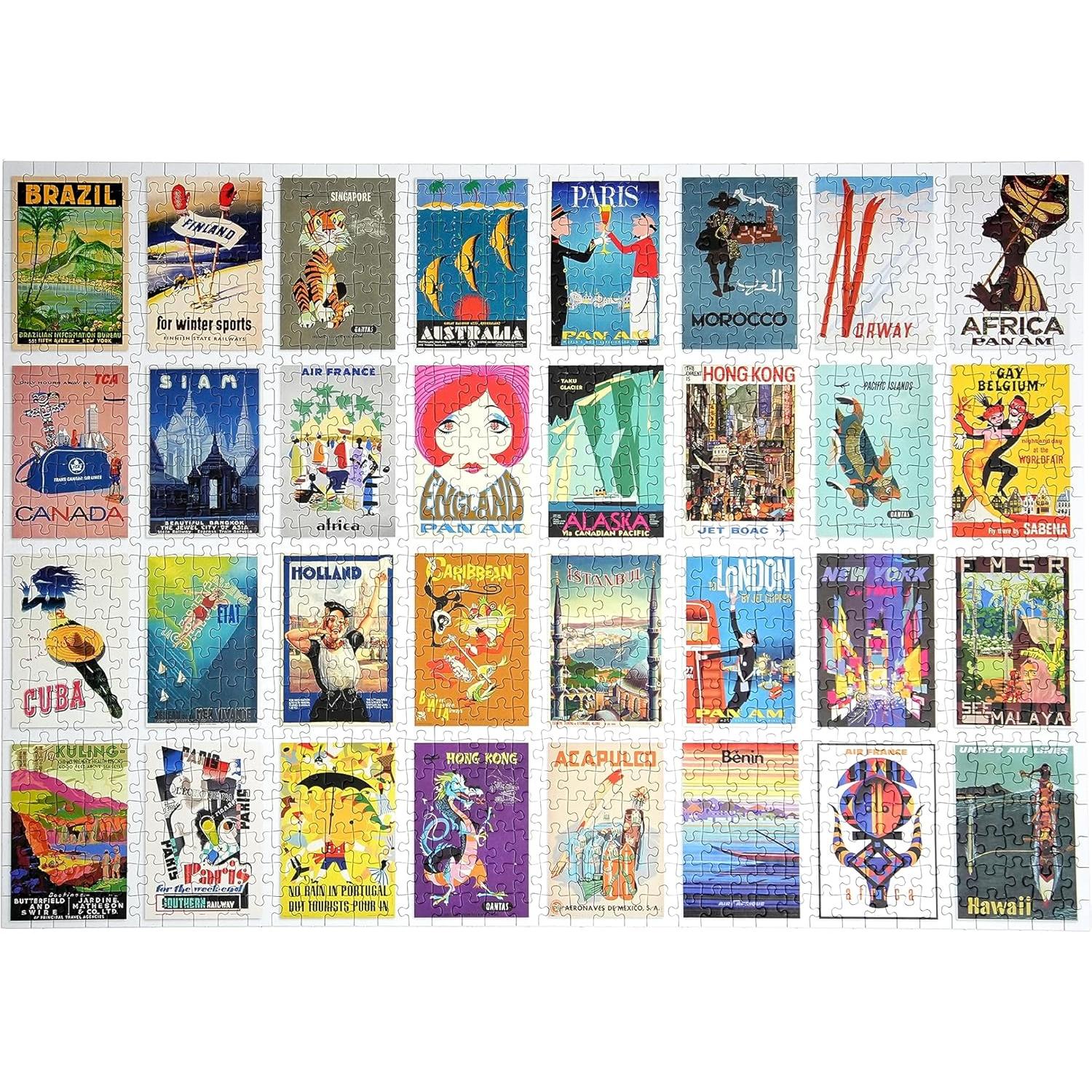 Wanderlust 1000 Piece Jigsaw Puzzle Happily