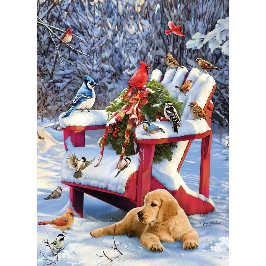 Warm Winter's Day 1000 Piece Jigsaw Puzzle Cobble Hill