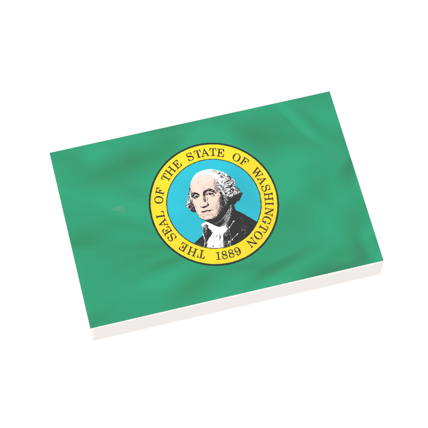 50 State Flags Pack - USA State Flags - Custom Printed 2x3 Tile - Made Using LEGO® Parts