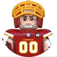 Washington Commanders Team Minifigure - Redskins Tribute Jersey - BIG FRENCHIES