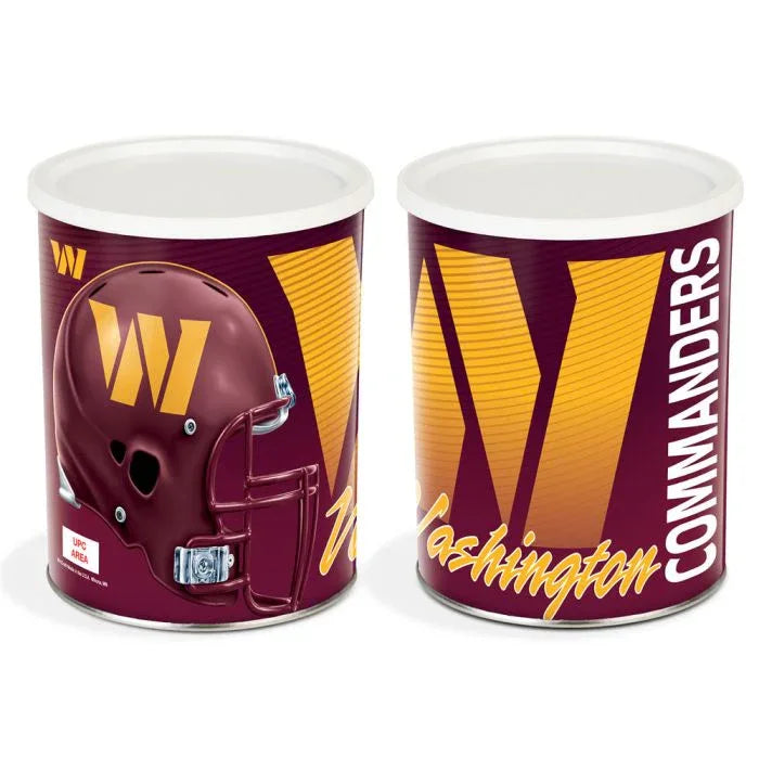 JGB Sports - Washington Commanders Gift Tin Basket - Made In America - BIG FRENCHIES