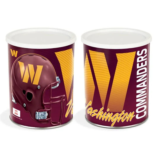 JGB Sports - Washington Commanders Gift Tin Basket - Made In America - BIG FRENCHIES