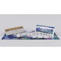 Water Lilies 1000 Piece Panoramic Jigsaw Puzzle Eurographics