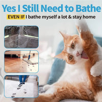 Waterless Cat Shampoo Foam & Brush Kit No Rinse Hypoallergenic 5oz