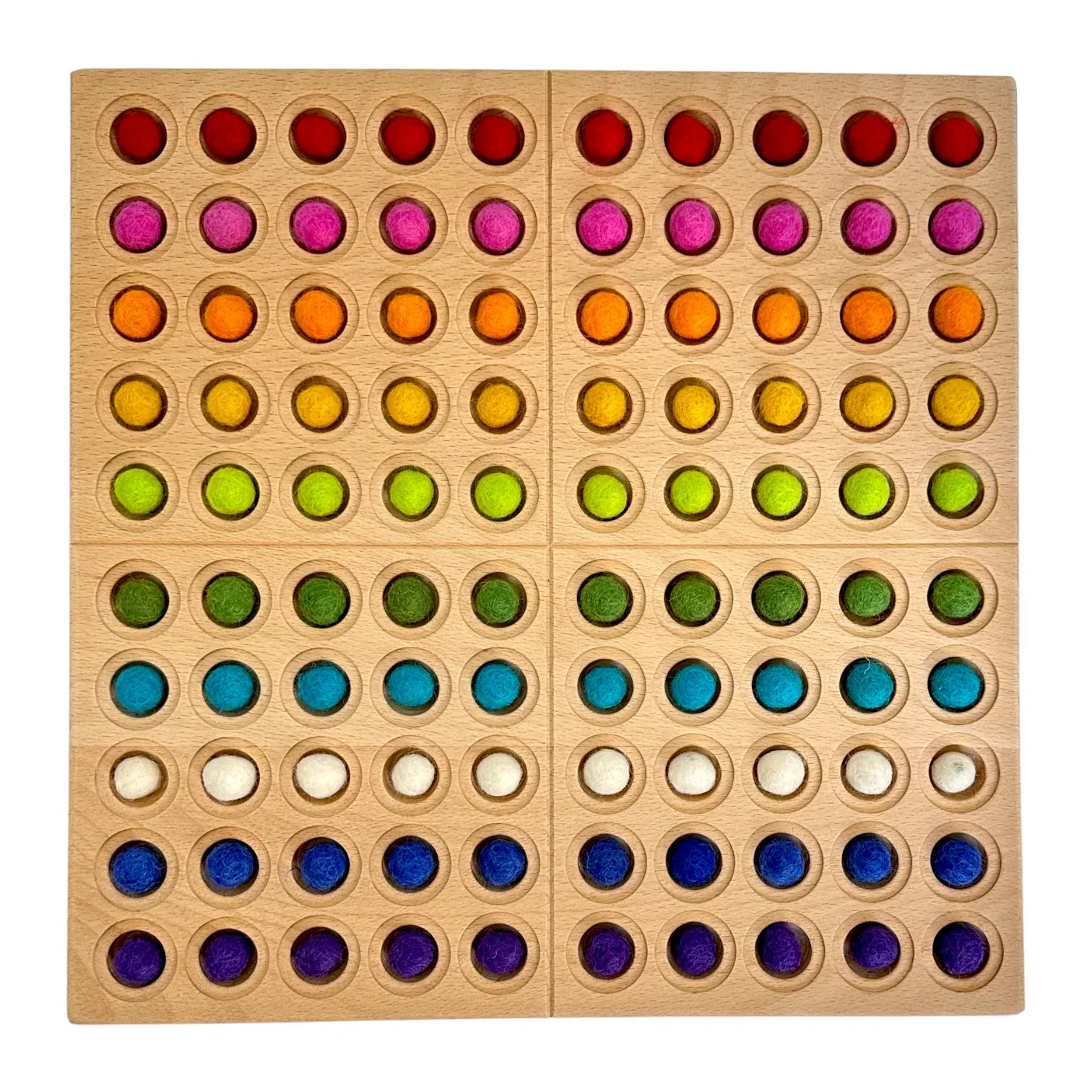 **Pre-order (Ships in 2-3 Weeks)**Hundred Frame Coin Pockets Set with Counting and Alphabet Coins - BIG FRENCHIES