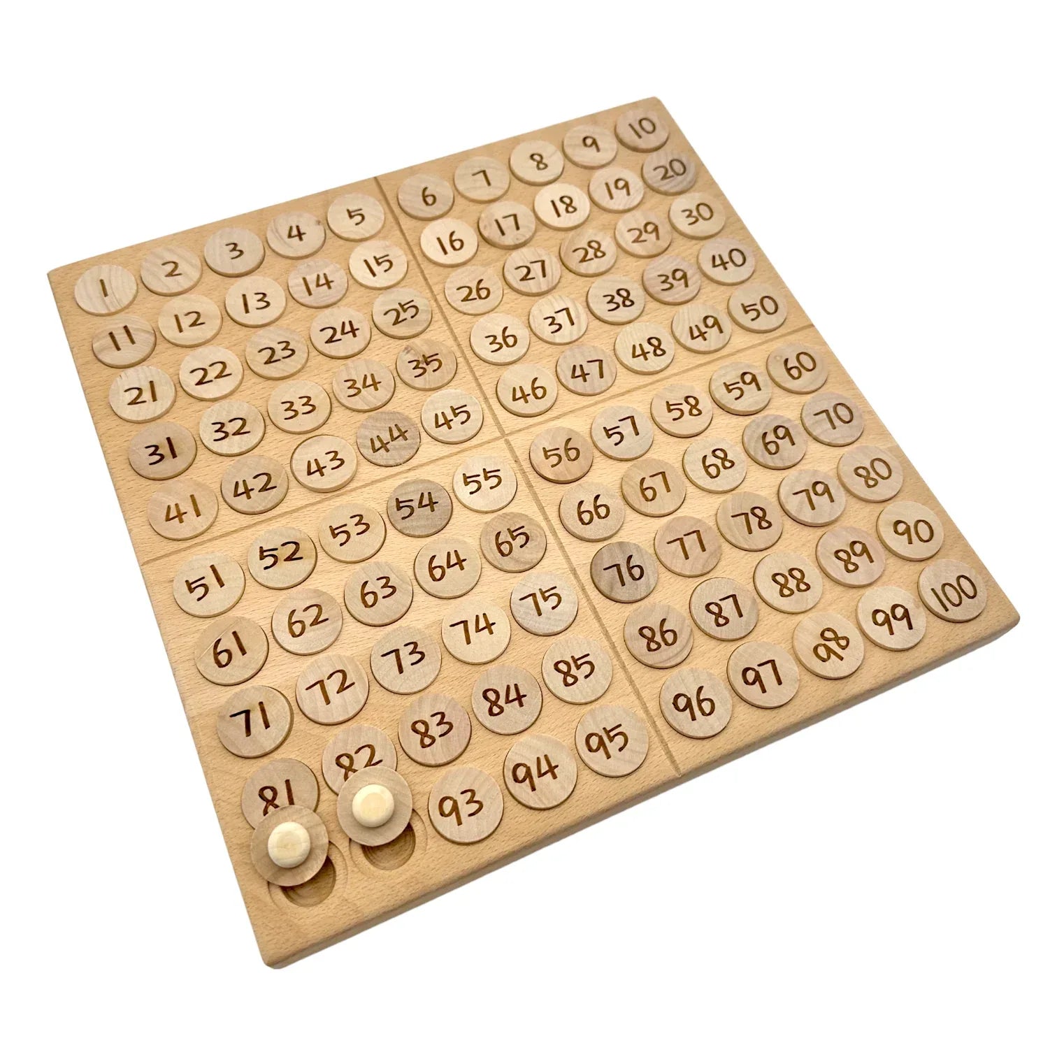 **Pre-order (Ships in 2-3 Weeks)**Hundred Frame Coin Pockets Set with Counting and Alphabet Coins - BIG FRENCHIES
