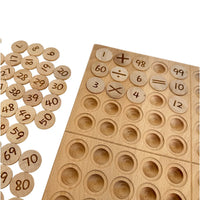 **Pre-order (Ships in 2-3 Weeks)**Hundred Frame Coin Pockets Set with Counting and Alphabet Coins - BIG FRENCHIES