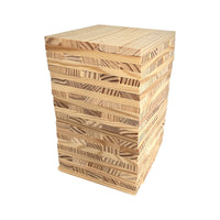 120-Piece Natural Wooden Building Planks Set | Open-Ended STEM Construction - BIG FRENCHIES