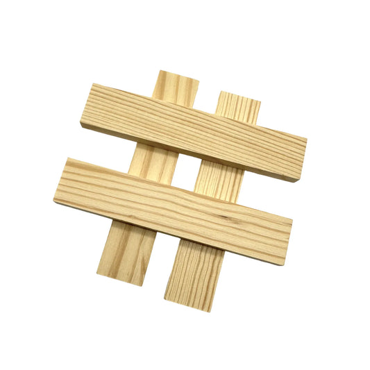 120-Piece Natural Wooden Building Planks Set | Open-Ended STEM Construction - BIG FRENCHIES