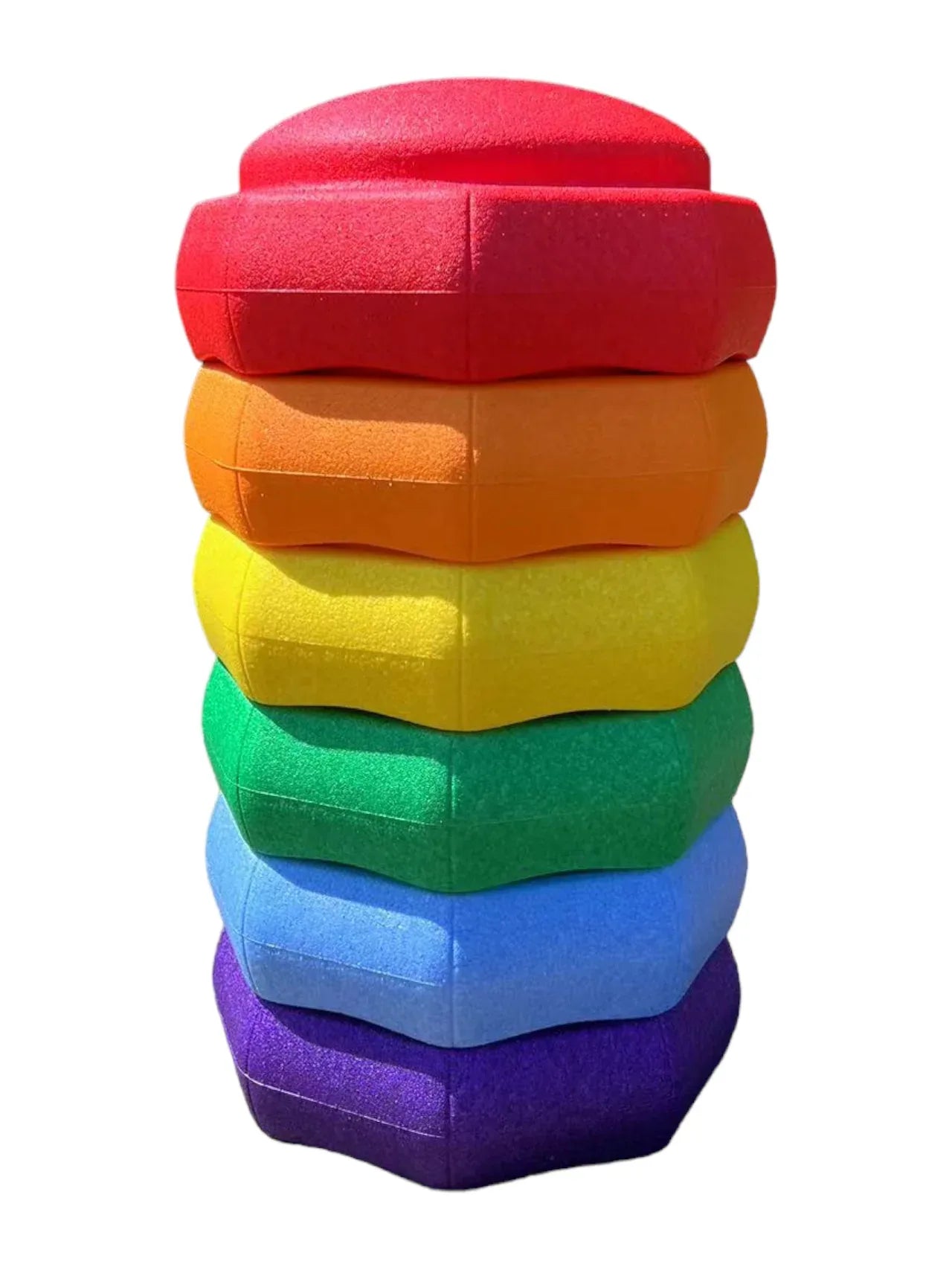 6 Pieces Rainbow Stepping Stones Set - BIG FRENCHIES