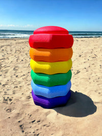 6 Pieces Rainbow Stepping Stones Set - BIG FRENCHIES