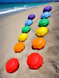 6 Pieces Rainbow Stepping Stones Set - BIG FRENCHIES