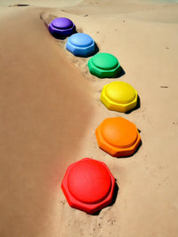 6 Pieces Rainbow Stepping Stones Set - BIG FRENCHIES
