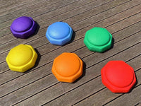 6 Pieces Rainbow Stepping Stones Set - BIG FRENCHIES