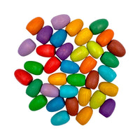 **Pre-order (Ships in 1-2 Weeks)**36 Pieces Colored Wooden Mandala Rainbow Loose Parts - BIG FRENCHIES
