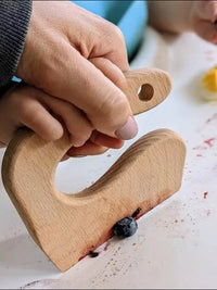 Mini Wooden Cutter / Knife — Kitchen Helper for Kids - BIG FRENCHIES