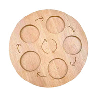 Double-Sided Wooden Life Cycle Board - BIG FRENCHIES