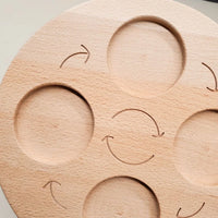 Double-Sided Wooden Life Cycle Board - BIG FRENCHIES