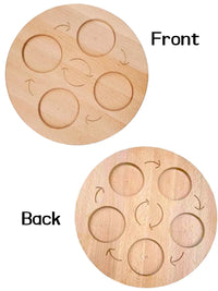 Double-Sided Wooden Life Cycle Board - BIG FRENCHIES