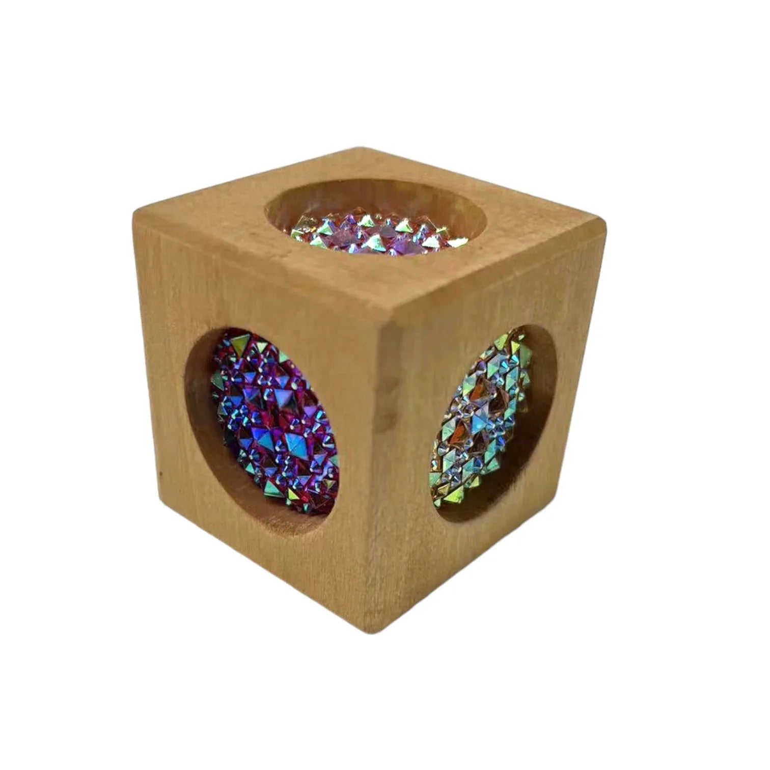 4 Pcs Cube and Cuboid Gemmed Stacking Blocks Set - BIG FRENCHIES